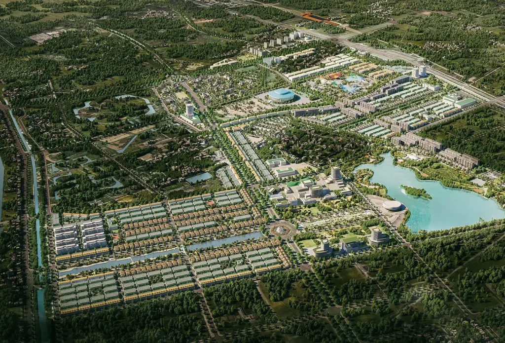 Phối cảnh tổng thể dự án Sun Bắc Ninh