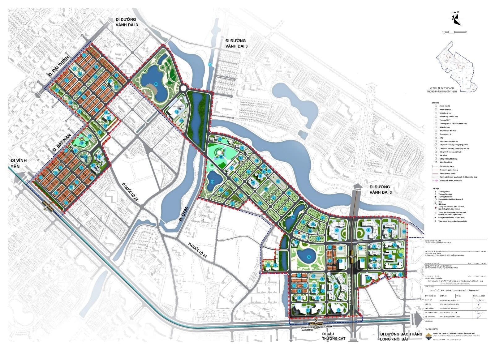 Mặt bằng tổng thể dự án Sun Mê Linh Hà Nội