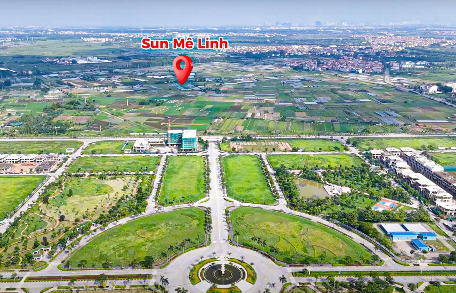 Toàn cảnh dự án Sungroup Mê Linh