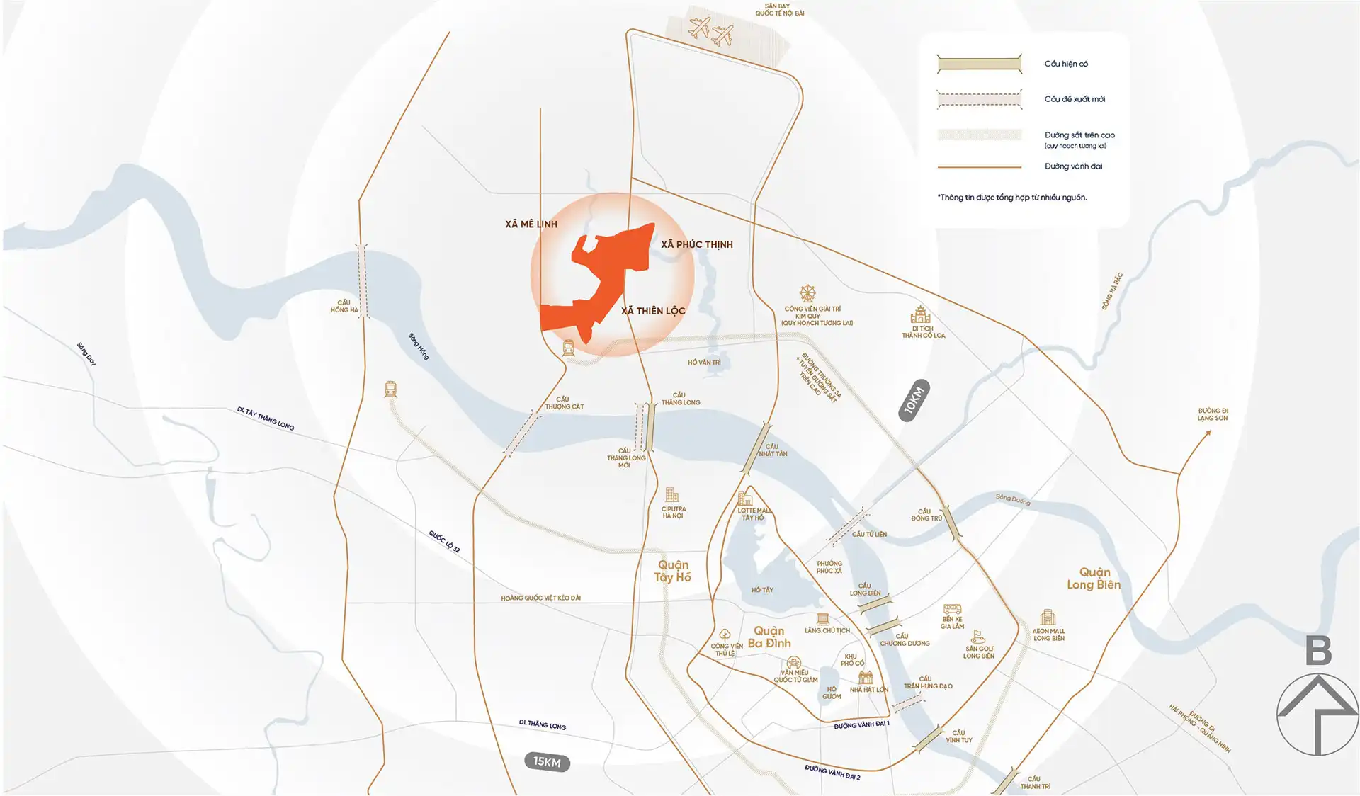 Vị trí khu đô thị Bắc Thăng Long Urban City Vị trí khu đô thị Bắc Thăng Long Urban City